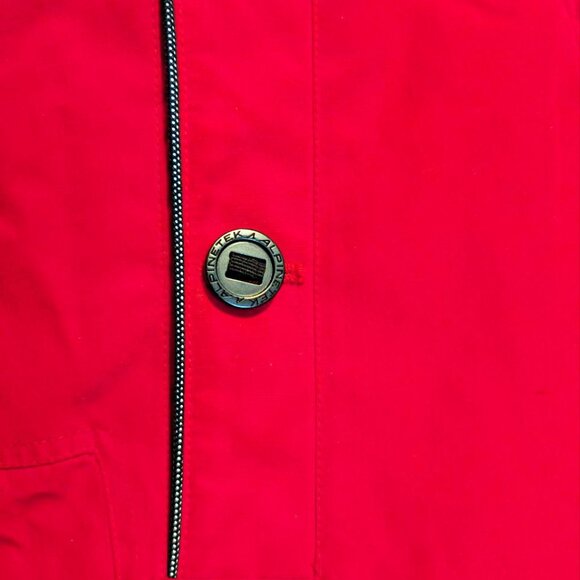 LIKE NEW (Repaired Inner Seam) Alpine Tek Womens Red Down Parka Winter Jacket XS - Picture 10 of 12